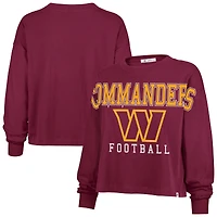 Women's '47 Burgundy Washington Commanders Outreach City Oversized Long Sleeve T-Shirt