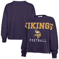 Women's '47 Purple Minnesota Vikings Outreach City Oversized Long Sleeve T-Shirt