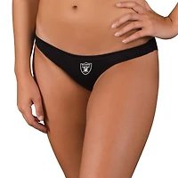 Women's Concepts Sport Black Las Vegas Raiders Marathon Knit Panties