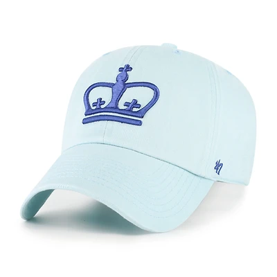 Men's '47 Powder Blue Columbia University Clean Up Adjustable Hat