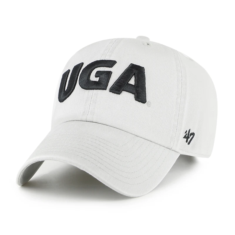 Men's '47 Gray Georgia Bulldogs Clean Up Adjustable Hat