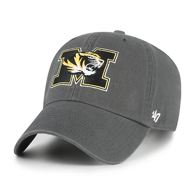 Men's '47 Charcoal Missouri Tigers Clean Up Adjustable Hat