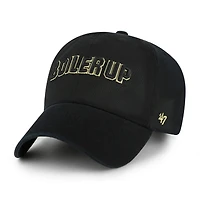 Men's '47 Black Purdue Boilermakers Clean Up Adjustable Hat