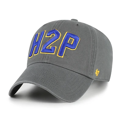 Men's '47 Charcoal Pitt Panthers Clean Up Adjustable Hat