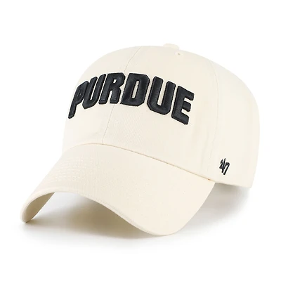 Men's '47 Sand Purdue Boilermakers Clean Up Adjustable Hat