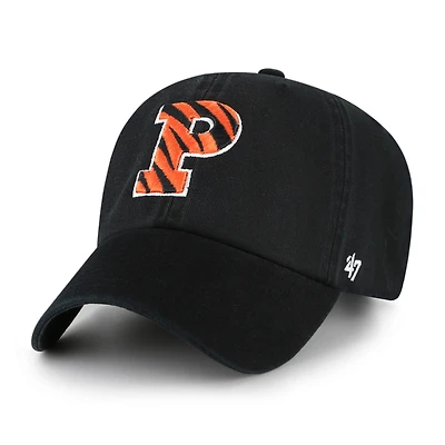 Men's '47 Black Princeton Tigers Clean Up Adjustable Hat