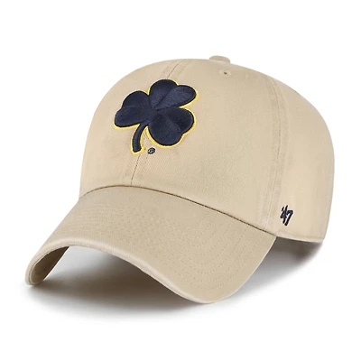Youth '47 Khaki Notre Dame Fighting Irish Clean Up Adjustable Hat