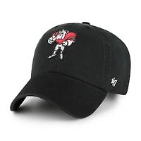 Youth '47 Black Georgia Bulldogs Clean Up Adjustable Hat
