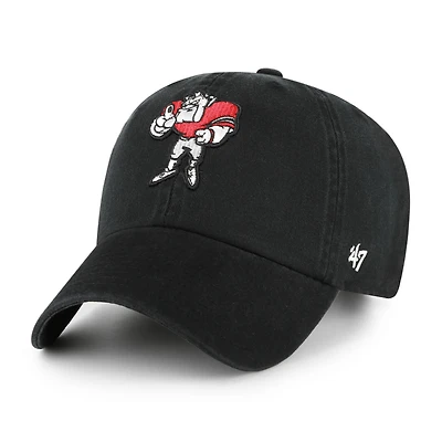 Youth '47 Black Georgia Bulldogs Clean Up Adjustable Hat