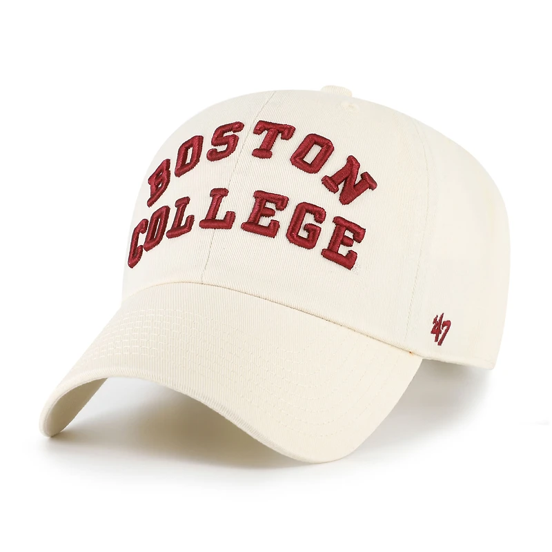 Men's '47 Sand Boston College Eagles Vault Clean Up Adjustable Hat