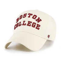 Men's '47 Sand Boston College Eagles Vault Clean Up Adjustable Hat