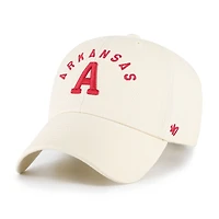 Men's '47 Sand Arkansas Razorbacks Vault Clean Up Adjustable Hat