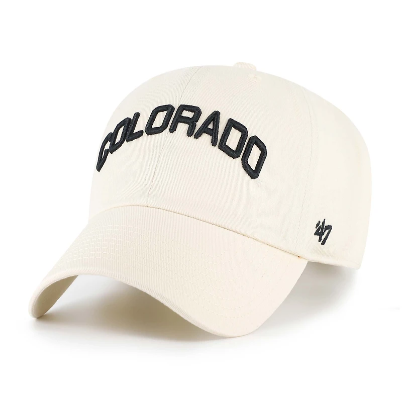 Men's '47 Sand Colorado Buffaloes Vault Clean Up Adjustable Hat