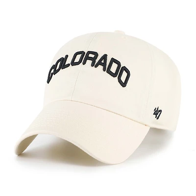 Men's '47 Sand Colorado Buffaloes Vault Clean Up Adjustable Hat
