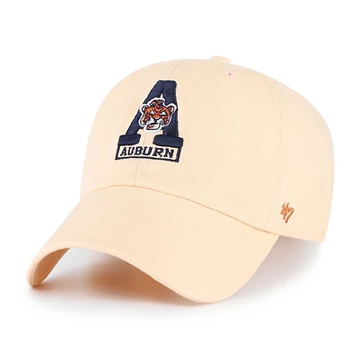 Men's '47 Light Orange Auburn Tigers Vault Clean Up Adjustable Hat