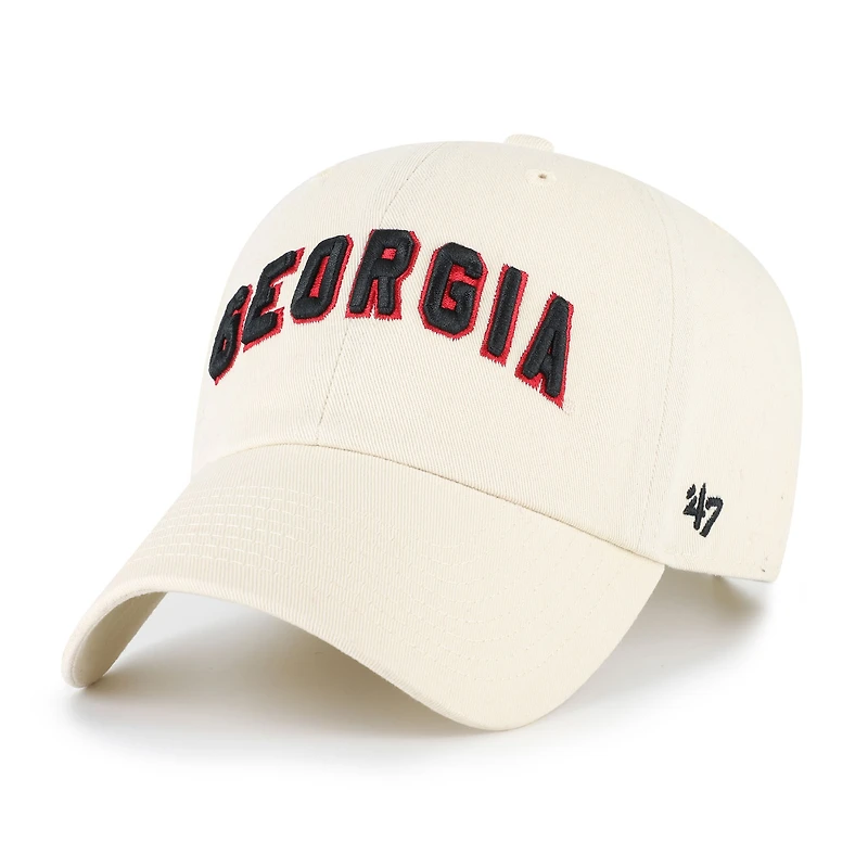 Men's '47 Sand Georgia Bulldogs Vault Clean Up Adjustable Hat