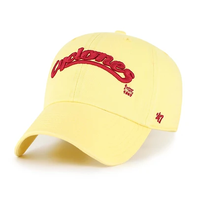 Men's '47 Maize Iowa State Cyclones Vault Clean Up Adjustable Hat