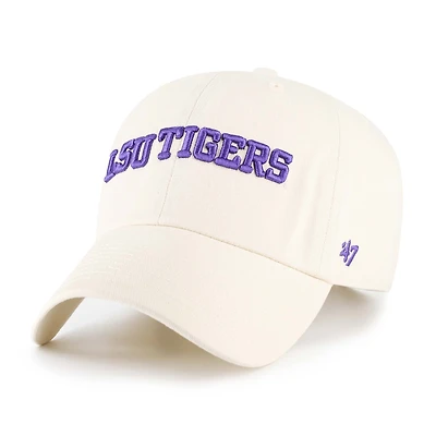 Men's '47 Sand LSU Tigers Vault Clean Up Adjustable Hat