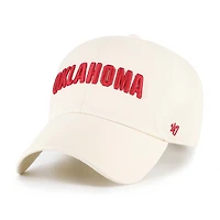 Men's '47 Sand Oklahoma Sooners Vault Clean Up Adjustable Hat