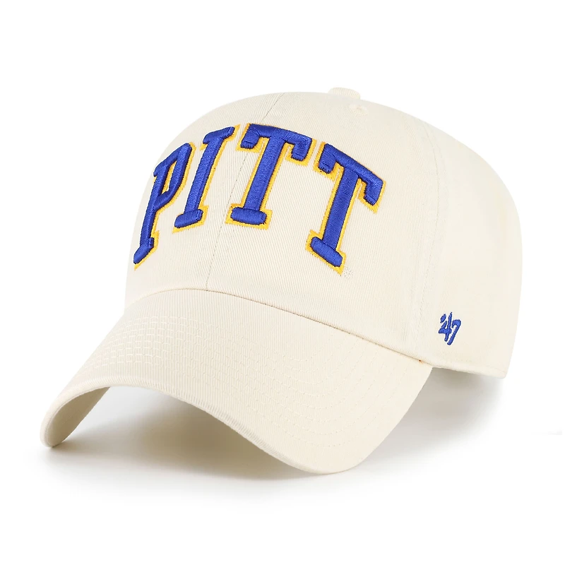 Men's '47 Sand Pitt Panthers Vault Clean Up Adjustable Hat