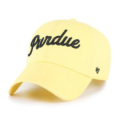 Men's '47 Maize Purdue Boilermakers Vault Clean Up Adjustable Hat