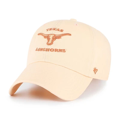 Men's '47 Light Orange Texas Longhorns Vault Clean Up Adjustable Hat