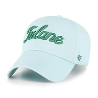 Men's '47 Powder Blue Tulane Green Wave Vault Clean Up Adjustable Hat