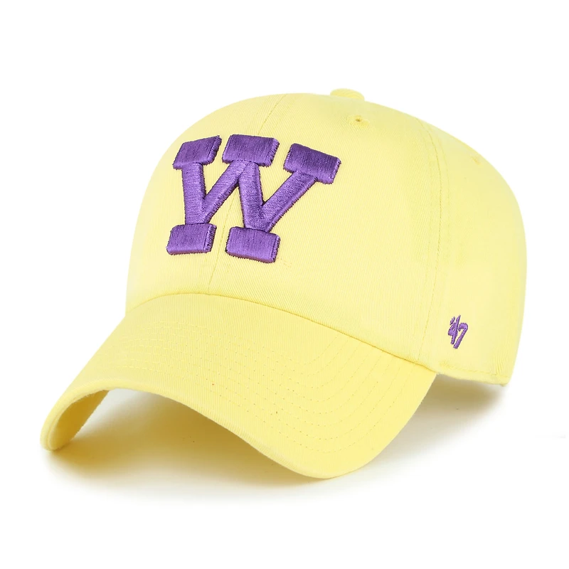 Men's '47 Maize Washington Huskies Vault Clean Up Adjustable Hat