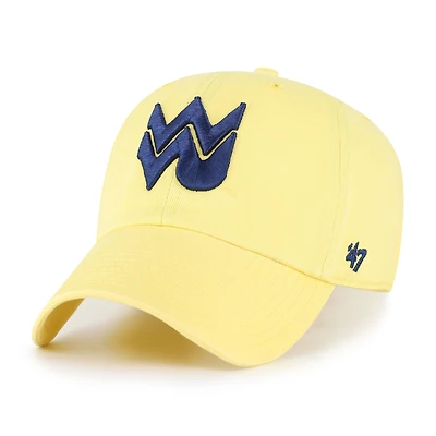 Men's '47 Maize West Virginia Mountaineers Vault Clean Up Adjustable Hat