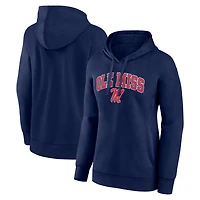 Women's Navy Ole Miss Rebels Campus Pullover Hoodie