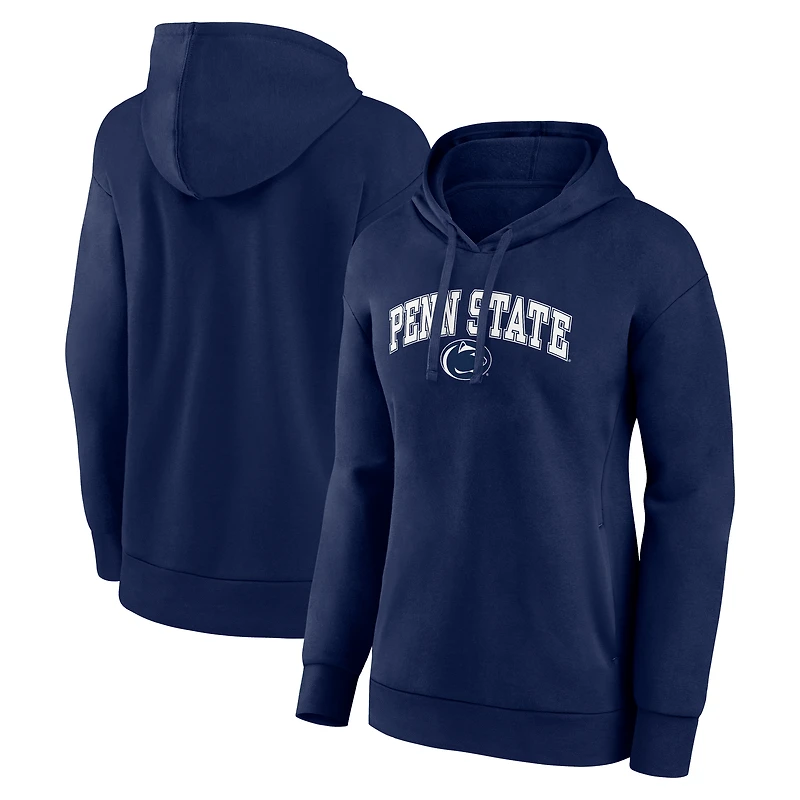 Women's Navy Penn State Nittany Lions Campus Pullover Hoodie