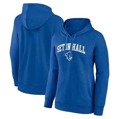 Women's Royal Seton Hall Pirates Campus Pullover Hoodie