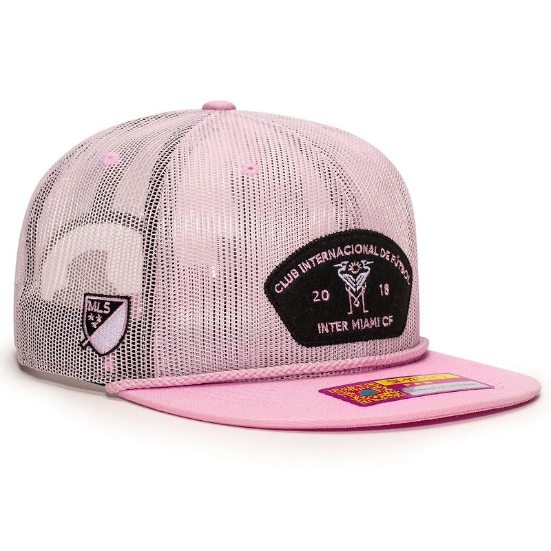 Men's  Pink Inter Miami CF Beach Bum Snapback Hat