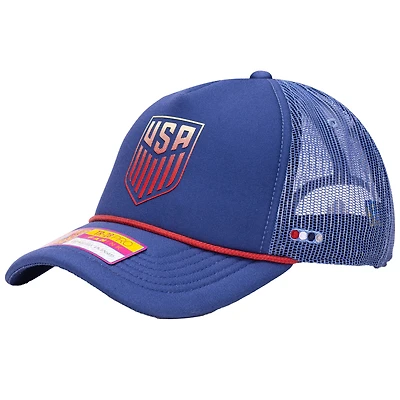Men's Fan Ink  Blue USMNT Atmosphere Adjustable Trucker Hat