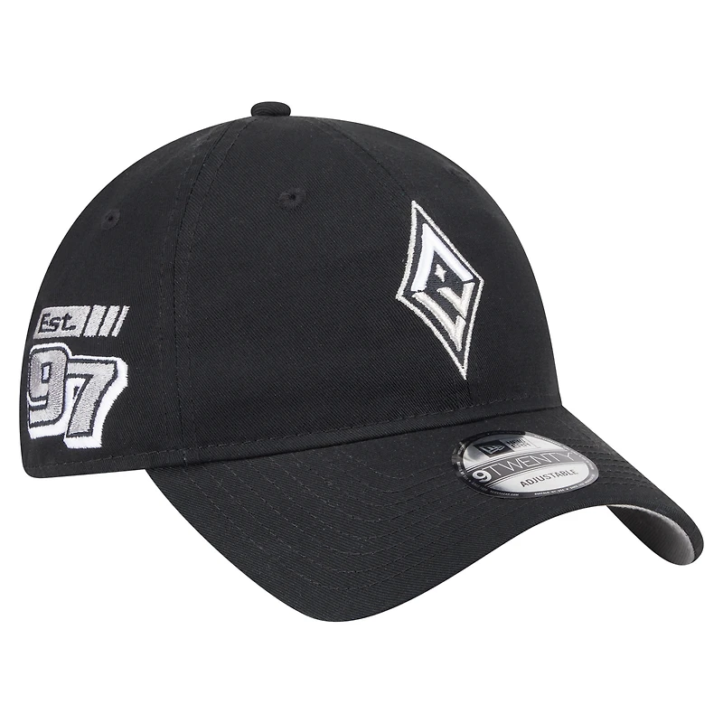 Unisex New Era  Black Las Vegas Aces 9TWENTY Established Date Side Patch Hat