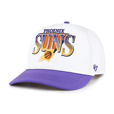 Men's '47 White/Purple Phoenix Suns Tribute Two-Tone Hitch Adjustable Hat