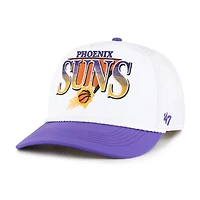 Men's '47 White/Purple Phoenix Suns Tribute Two-Tone Hitch Adjustable Hat