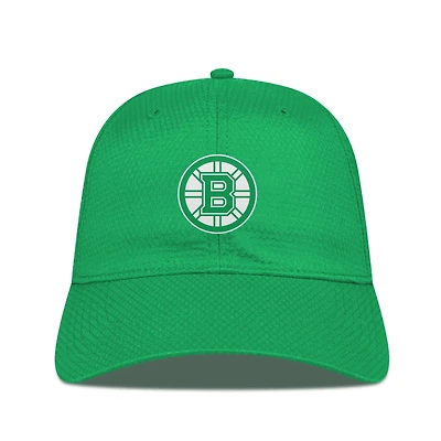 Men's Levelwear Kelly Green Boston Bruins Patch Matrix St. Patrick's Day Adjustable Hat