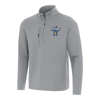 Men's Antigua Gray Finland Hockey 2025 4 Nations Face Off Insider Quarter-Zip Top