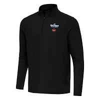 Men's Antigua Black Hockey Canada 2025 4 Nations Face Off Intent Quarter-Zip Top