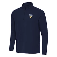 Men's Antigua Navy Sweden Hockey 2025 4 Nations Face Off Intent Quarter-Zip Top