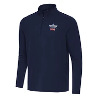 Men's Antigua Navy USA Hockey 2025 4 Nations Face Off Intent Quarter-Zip Top