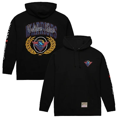 Men's Mitchell & Ness Black Golden State Warriors NBA x Michelob Ultra Swish & Sip Pullover Hoodie