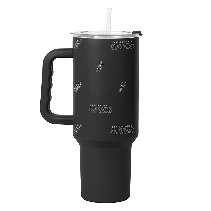 San Antonio Spurs 40oz. Step and Repeat Powder Coat Tumbler