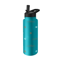 Miami Dolphins 34oz. Steep and Repeat Quencher Bottle