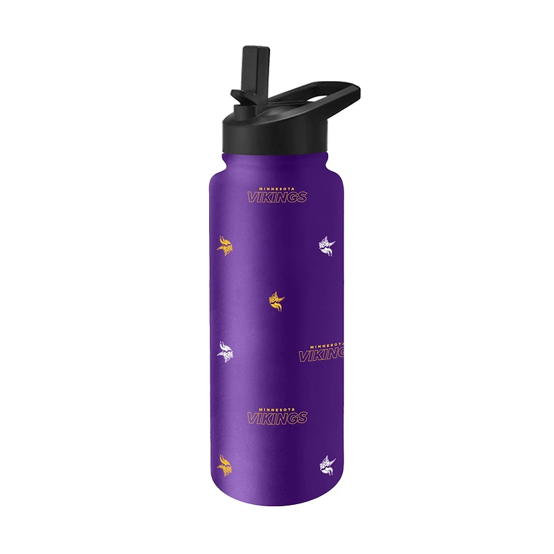 Minnesota Vikings 34oz. Steep and Repeat Quencher Bottle