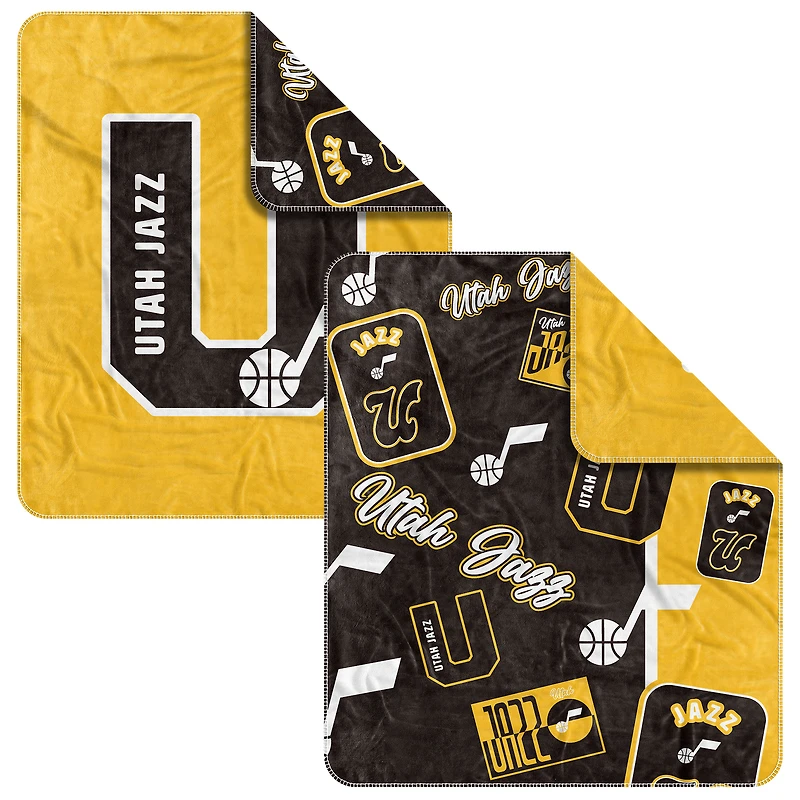 Utah Jazz 50" x 60" Dream Weave Throw Blanket