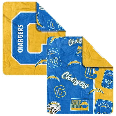 Los Angeles Chargers 50” x 60” Dream Weave Throw Blanket