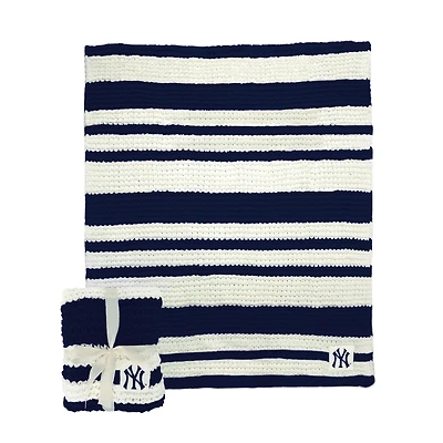 New York Yankees 50" x 60" Cable-Knit Throw Blanket