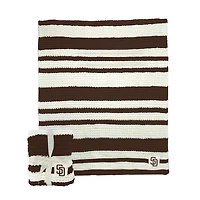 San Diego Padres 50" x 60" Cable-Knit Throw Blanket